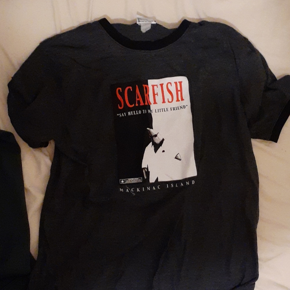 Scar fish t shirt